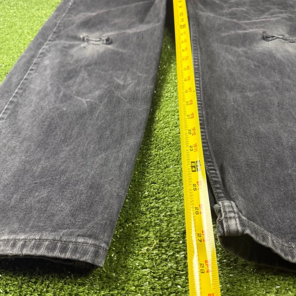 Vintage‎ Levis 550 Relaxed Fit Jeans Mens 36x30 Faded Black Denim Made in Canada